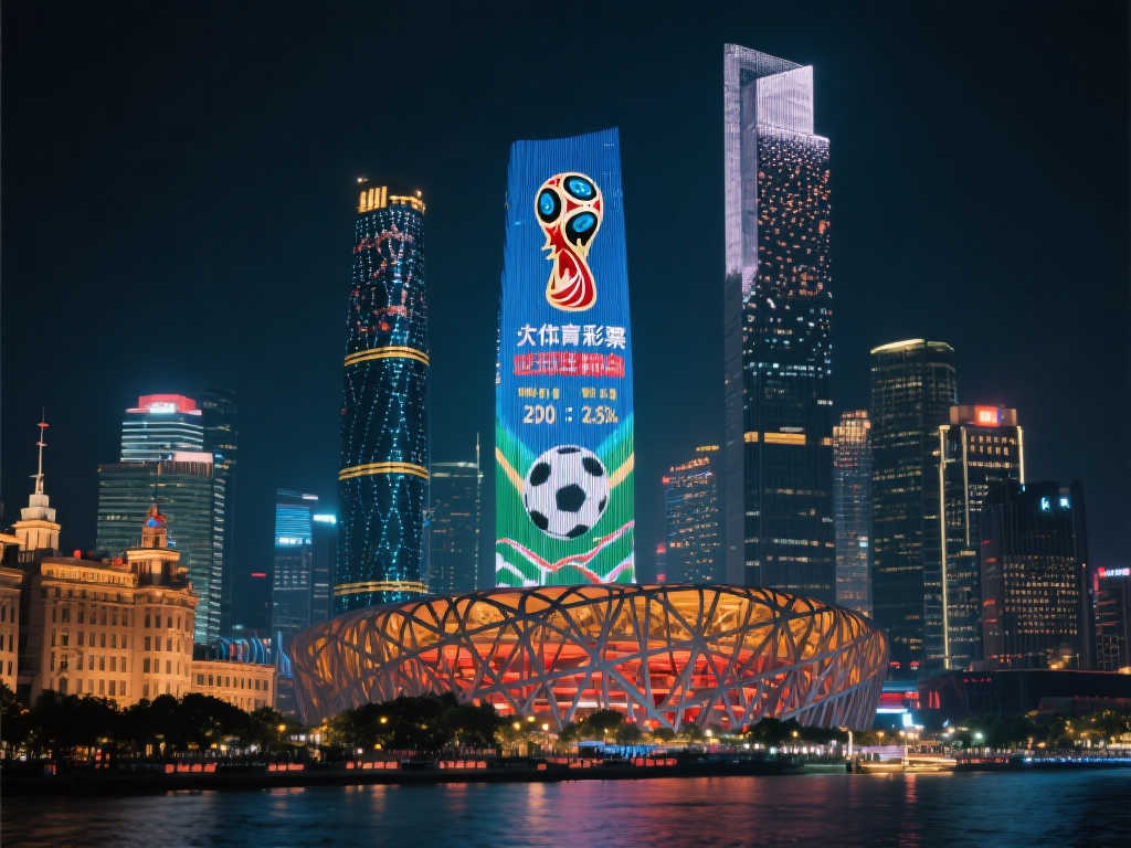体彩设置世界杯城市地标灯光秀,打造夜间观球胜地 体彩设置世界杯城市地标灯光秀,打造夜间观球胜地